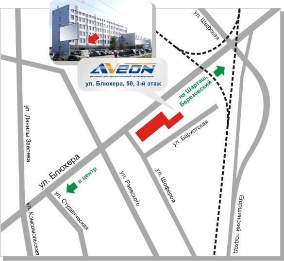 Схема проезда