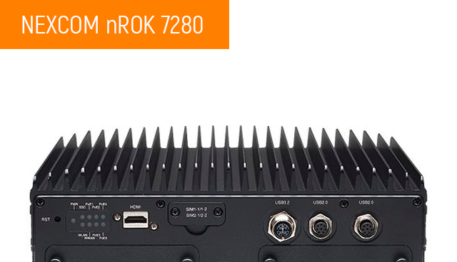 Новинки рынка АСУ ТП. Nexcom: Защищенные встраиваемые компьютеры nROK 7280 с IP65/IP67 для транспорта и промышленности