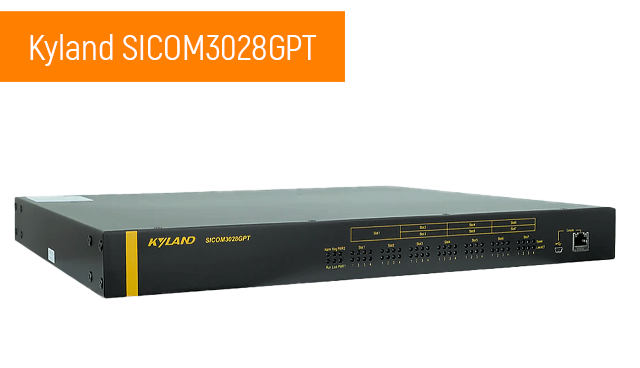 Новинки рынка АСУ ТП. Kyland: Модульные коммутаторы второго уровня SICOM3028GPT для промышленных сетей с поддержкой IEEE1588v2 и Sync-E