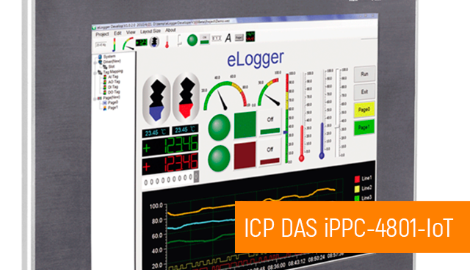 Новинки рынка АСУ ТП. ICP DAS: Промышленный панельный ПК iPPC-4801-IoT для IoT и автоматизации