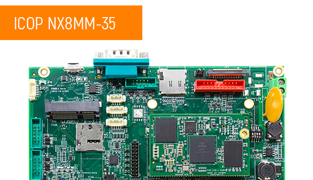 Новинки рынка АСУ ТП. ICOP: одноплатный компьютер NX8MM-35 с процессором NXP i.MX 8M Mini для промышленной автоматизации