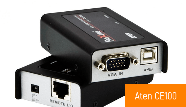 Новинки рынка АСУ ТП. Aten: Подключение KVM на расстояние до 100 м с помощью CE100