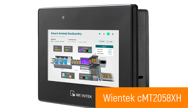 Новинки рынка АСУ ТП. Weintek: Новая панель оператора cMT2058XH с диагональю 4.3"