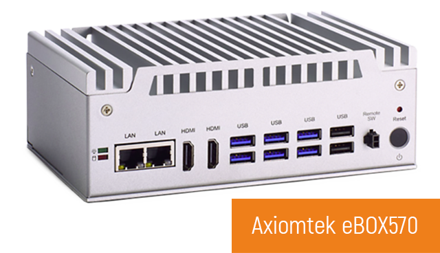 Новинки рынка АСУ ТП. Axiomtek: Компактный ПК eBOX570 на 13-м поколении процессоров Intel