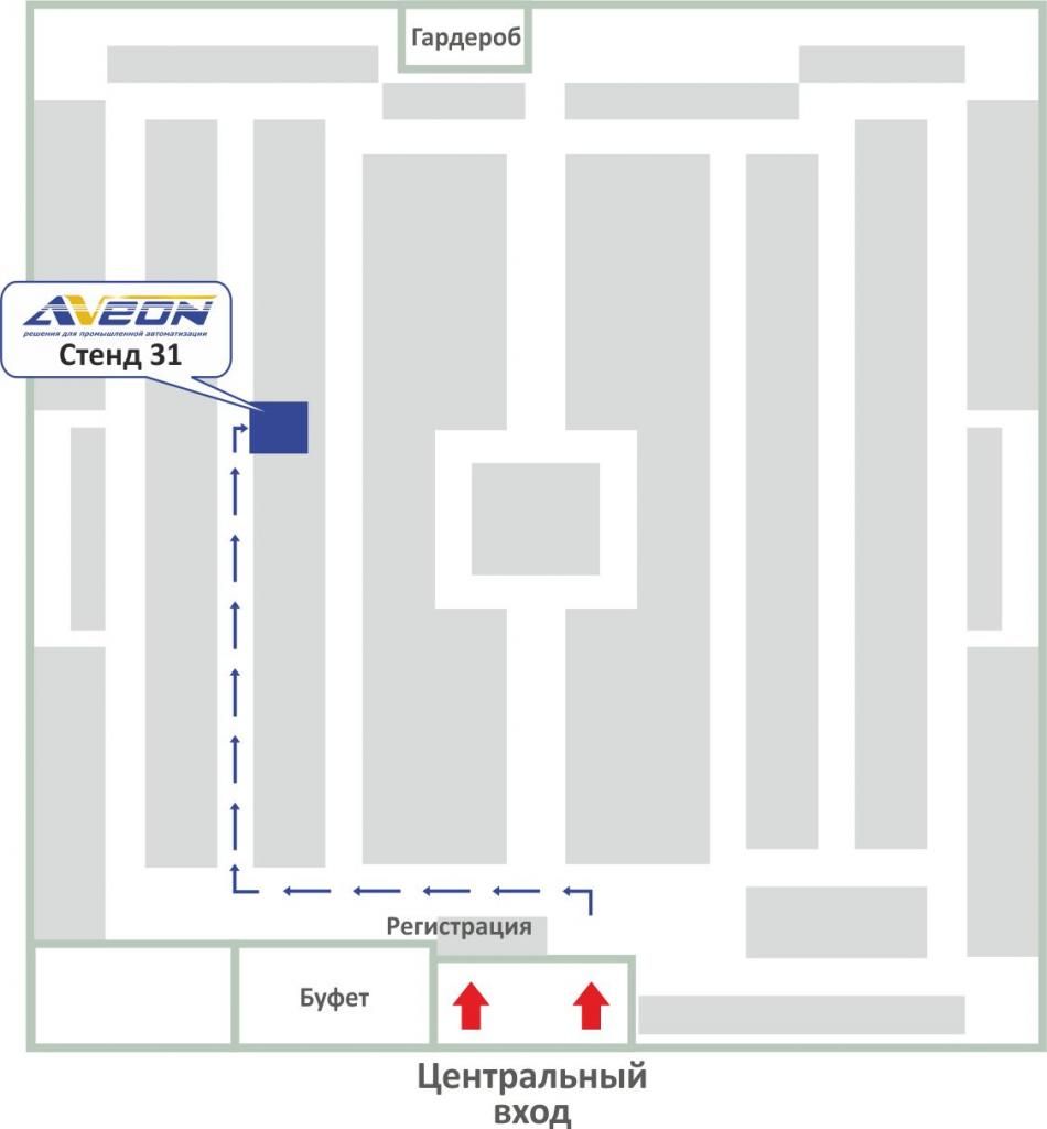 Схема выставки