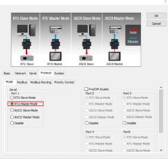 Как настроить режим Modbus RTU Master для шлюза MOXA MGate?
