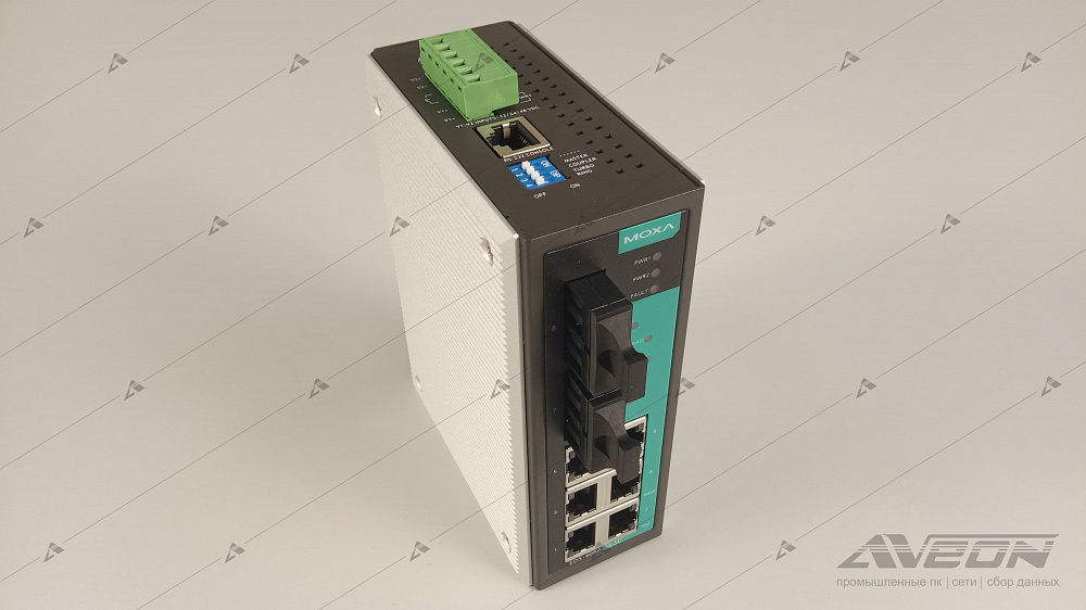 Фотообзор промышленного коммутатора MOXA EDS-408A-SS-SC от АВЕОН