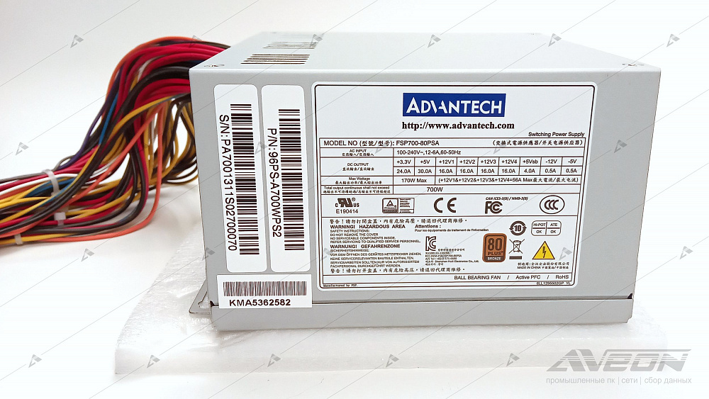 Фотообзор блока питания Advantech PS8-700ATX-ZE от АВЕОН
