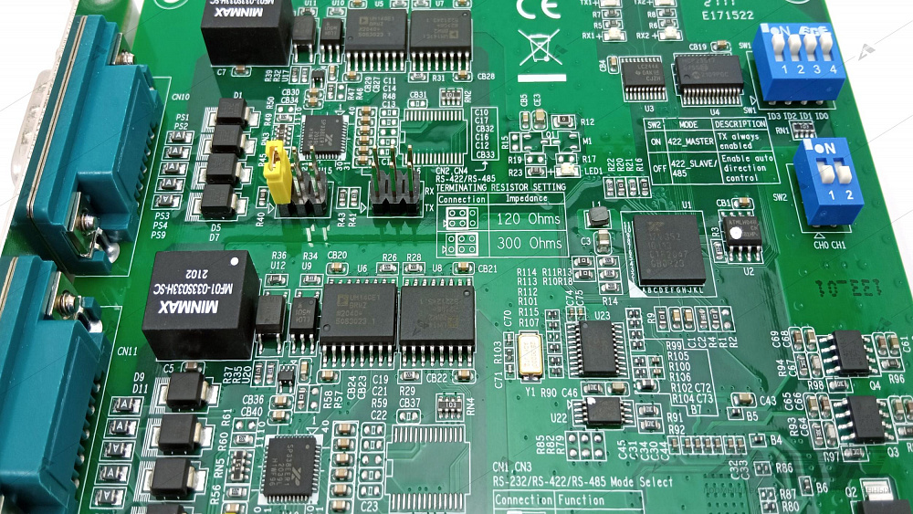 Фотообзор коммуникационной платы Advantech PCI-1602C-AE от АВЕОН