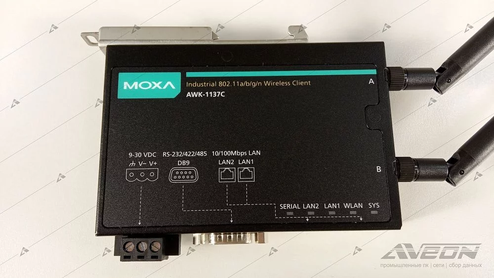 Фотообзор беспроводного сетевого клиента MOXA AWK-1137C-EU-T