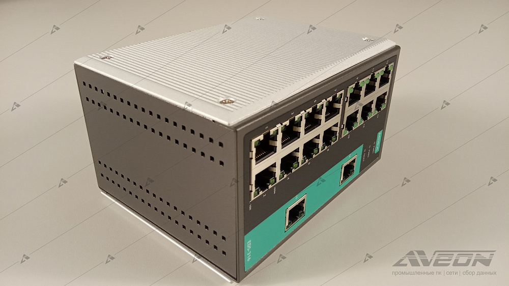 Фотообзор 16-портового неуправляемого коммутатора MOXA EDS-316 от АВЕОН