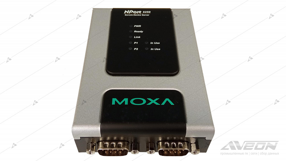 Фотообзор преобразователя Ethernet c криптозащитой MOXA NPort 6250 от АВЕОН