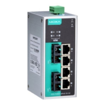 MOXA EDS-P206A-4PoE-MM-SC в АВЕОН