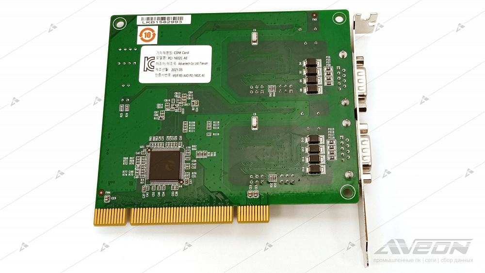 Фотообзор коммуникационной платы Advantech PCI-1602C-AE от АВЕОН