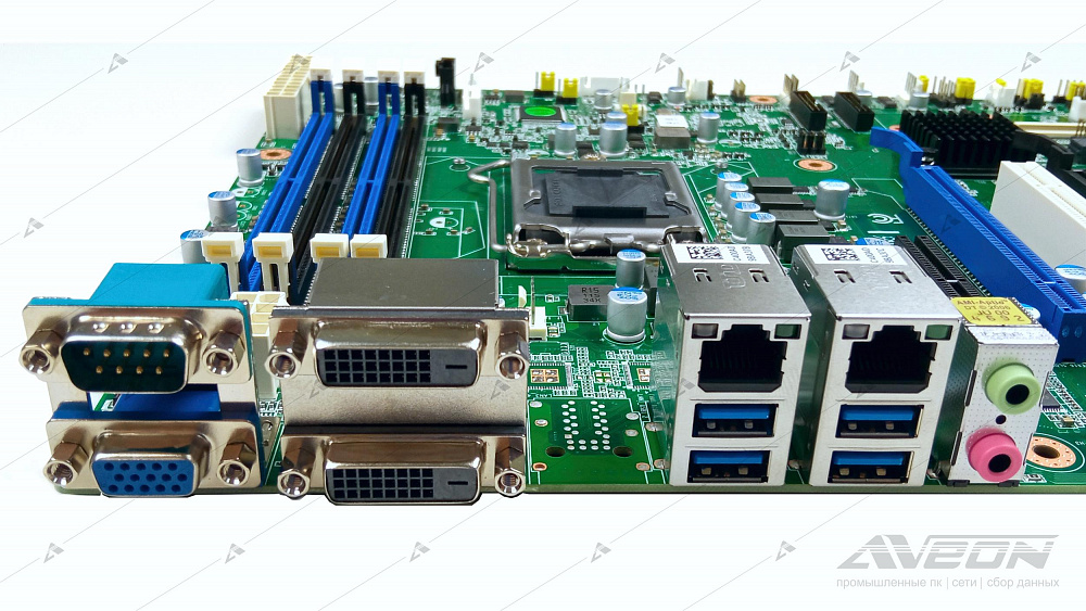 Фотообзор промышленной серверной материнской платы ATX Advantech ASMB-785G2-00A1E от АВЕОН
