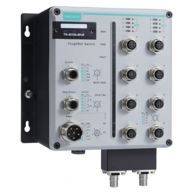 MOXA TN-5510A-8PoE-2GLSX-ODC-WV-CT-T в АВЕОН