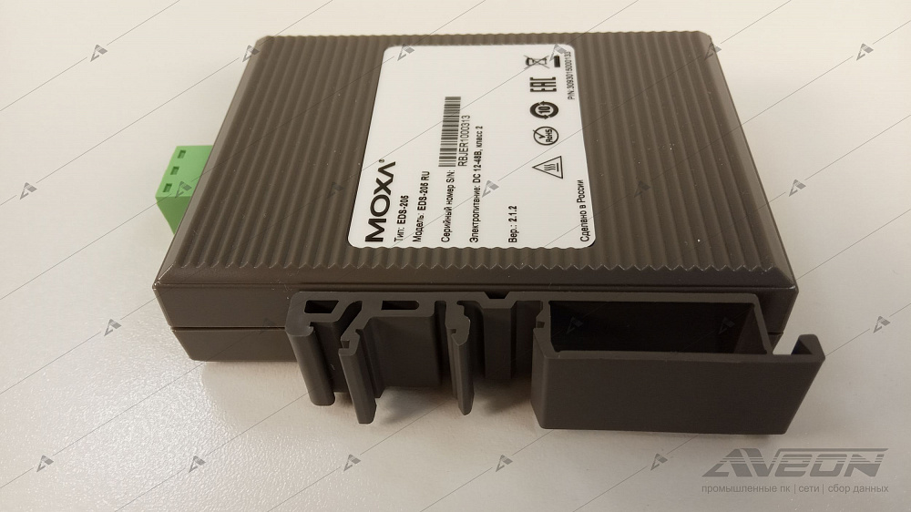 Фотообзор 5-портового неуправляемого коммутатора MOXA EDS-205 от АВЕОН