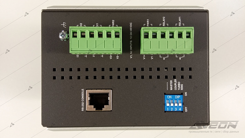 Фотообзор коммутатора Ethernet 5 портов MOXA EDS-505A-T от АВЕОН