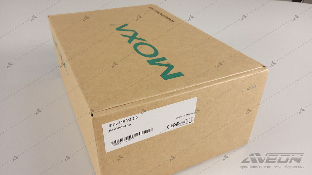Фотообзор 16-портового неуправляемого коммутатора MOXA EDS-316 от АВЕОН