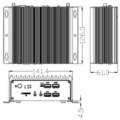 Yentek C4-6200U-V в АВЕОН