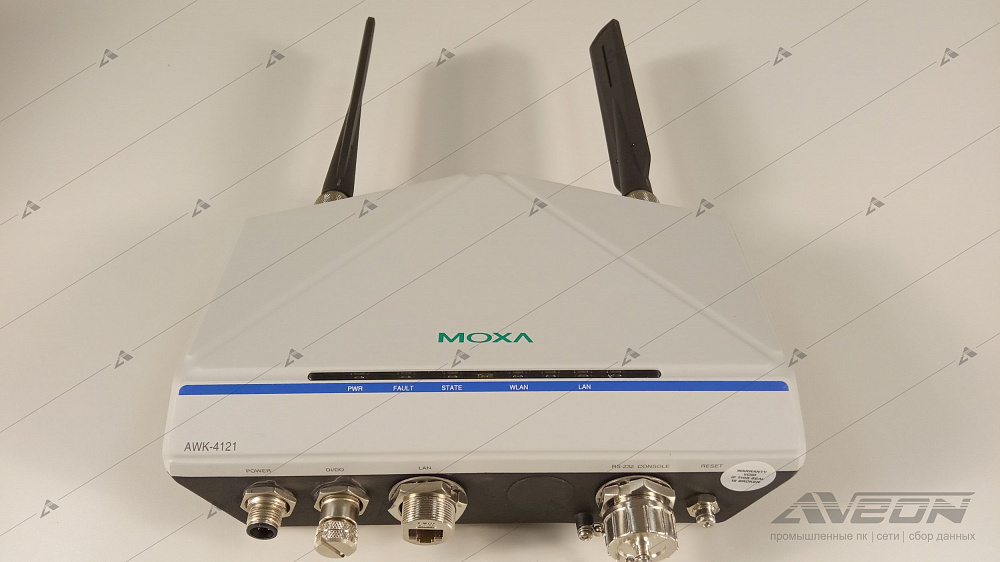Фотообзор беспроводной точки доступа MOXA AWK-4121-EU-T от АВЕОН