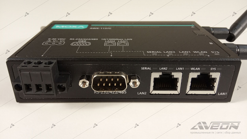 Фотообзор беспроводного сетевого клиента MOXA AWK-1137C-EU-T от АВЕОН
