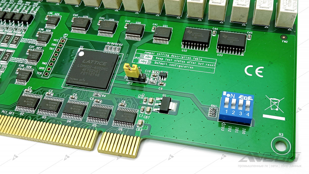 Фотообзор платы релейного ввода-вывода Advantech PCI-1762-BE от АВЕОН