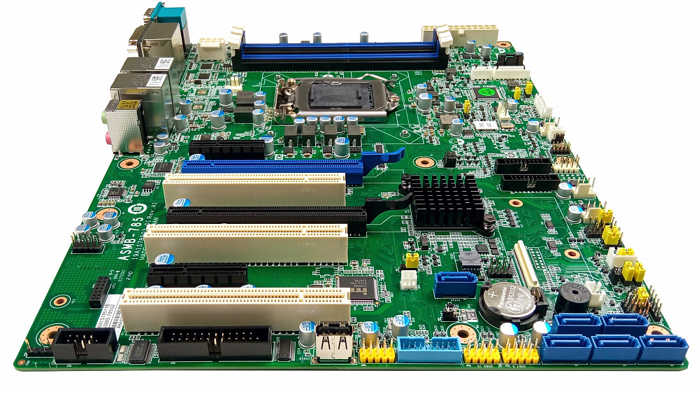 Фотообзор промышленной серверной материнской платы ATX Advantech ASMB-785G2-00A1E от АВЕОН