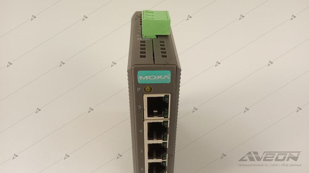 Фотообзор 5-портового неуправляемого коммутатора MOXA EDS-205 от АВЕОН