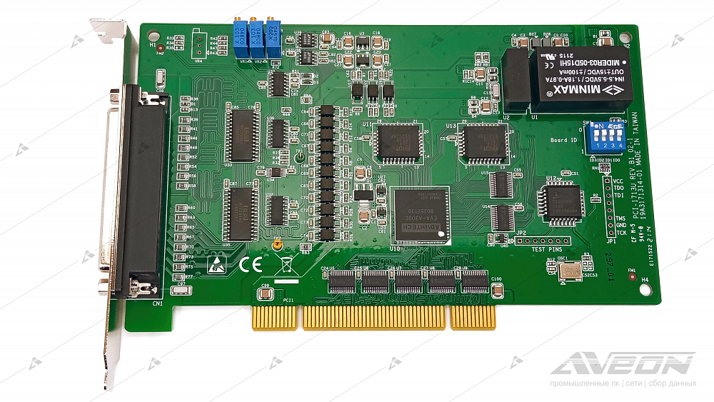 Фотообзор платы аналогового ввода Advantech PCI-1713U-BE от АВЕОН