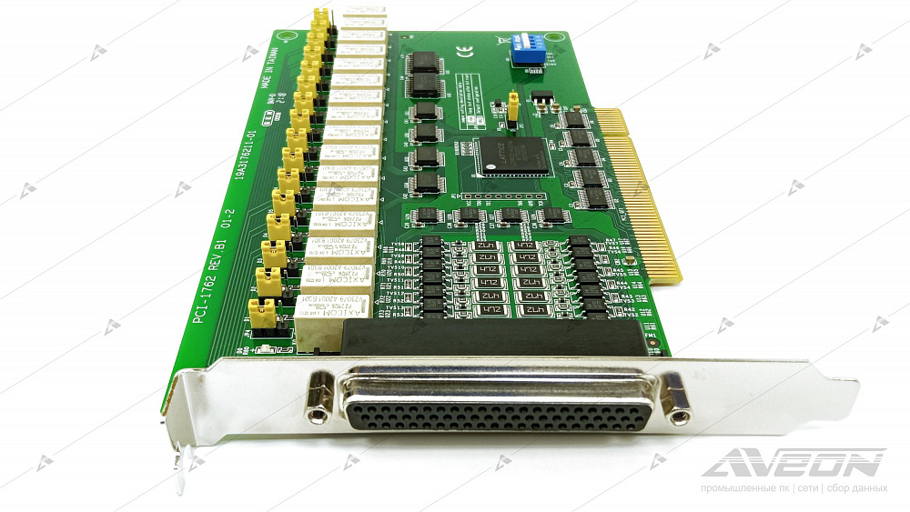 Фотообзор платы релейного ввода-вывода Advantech PCI-1762-BE от АВЕОН