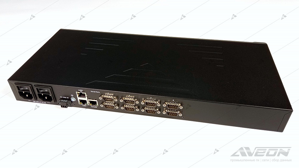 Фотообзор преобразователя Modbus MOXA MGate MB3660-8-2AC от АВЕОН